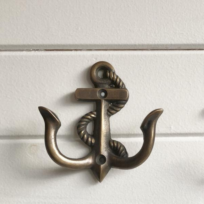 Brass Anchor + Rope Hook - styled shot | Travel & Tide