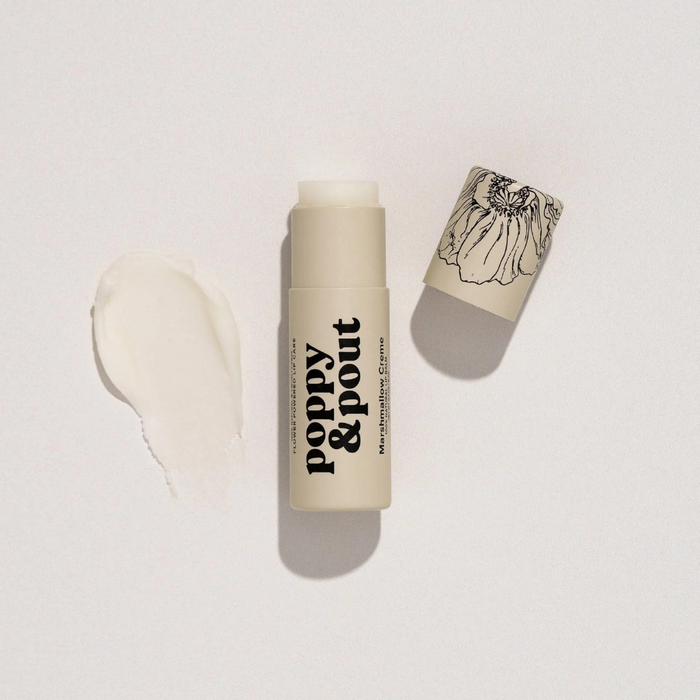 Poppy & Pout Lip Balm - Marshmallow Creme