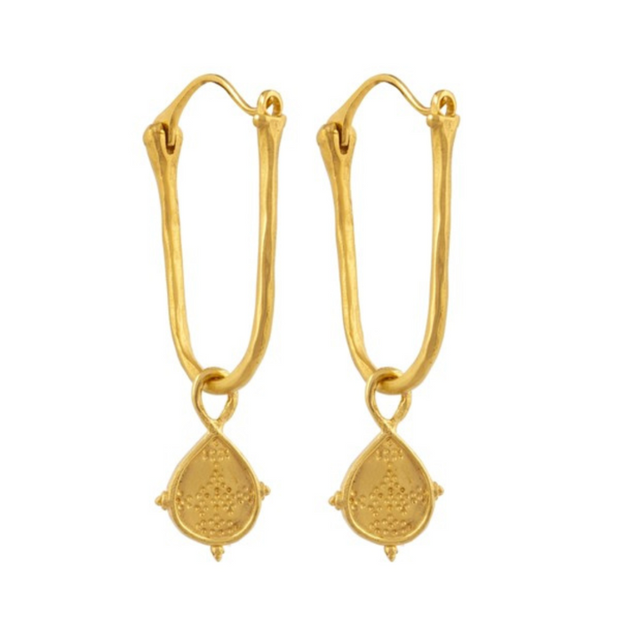 Nahla Hoop Earrings - Gold