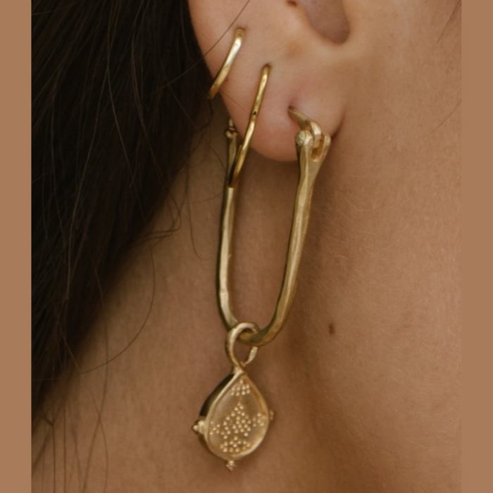 Nahla Hoop Earrings - Gold