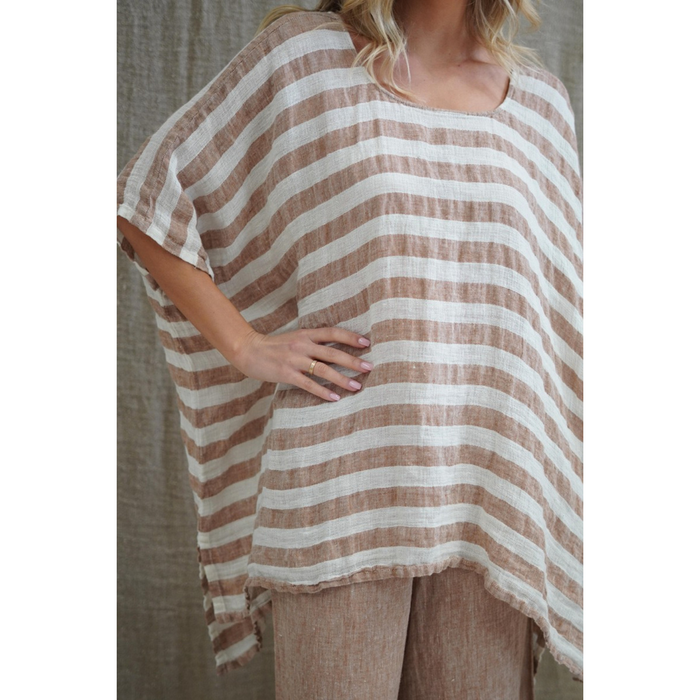 Luna Oversized Top Antique Rust