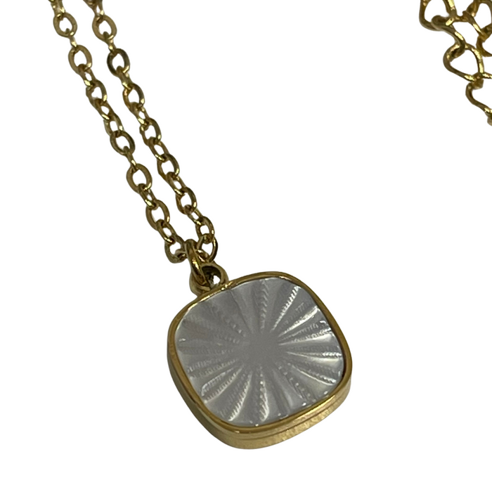 Mother of Pearl Rays Necklace | coastal lifestyle Australia | Travel & Tide
