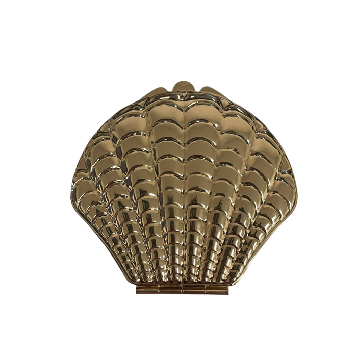 Detailed Shell Compact Mirror - detail view | Travel & Tide