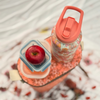 Wanderer Cooler Bag – Boho Quilted Lunch & Drink Cooler - close up | Travel & Tide