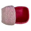 Beaded Weave Boxes - Sage + Musk - close up | Travel & Tide