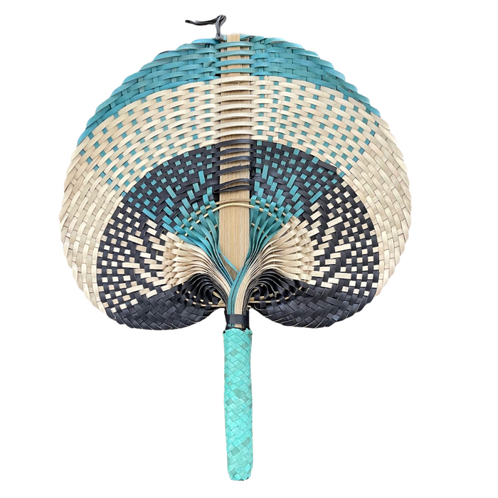 Woven Hand Fan - detail view | Travel & Tide