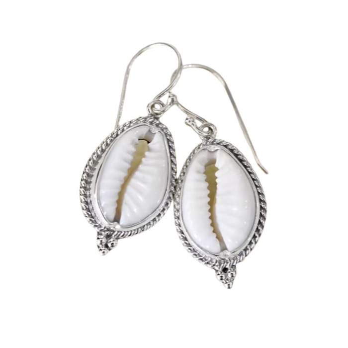 Water Rope Cowrie Shell Earrings | coastal lifestyle Australia | Travel & Tide