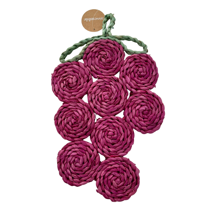 Uva Husk Trivet - Grape - styled shot | Travel & Tide