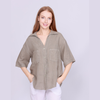 Coast Linen Shirt - close up | Travel & Tide