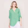 Tiffany Linen Top - styled shot | Travel & Tide