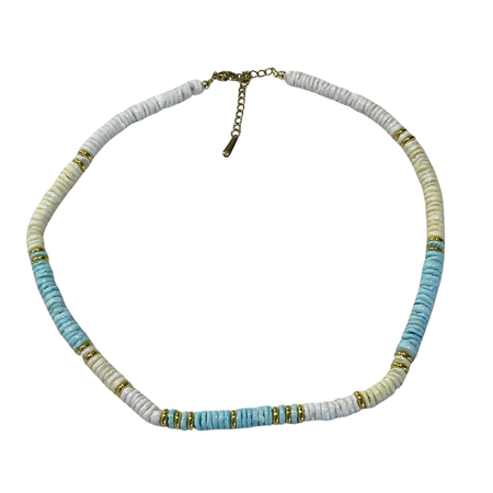 Shell Bead Surfer Necklace | coastal lifestyle Australia | Travel & Tide