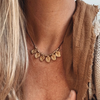 Brass Charm Necklace - styled shot | Travel & Tide