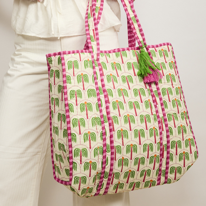 Cancun Tote Bag - detail view | Travel & Tide