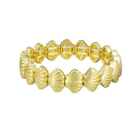Gold Sea Shell Bracelet | coastal lifestyle Australia | Travel & Tide