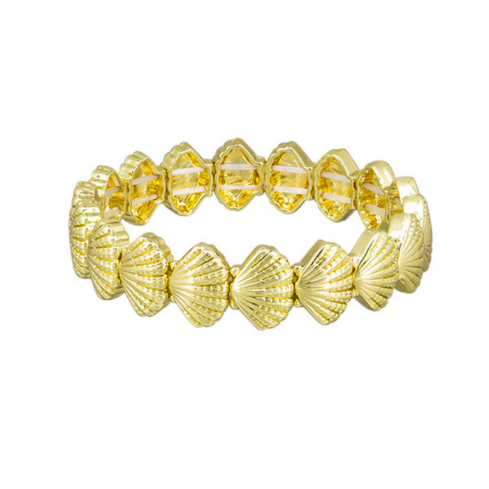 Gold Sea Shell Bracelet | coastal lifestyle Australia | Travel & Tide