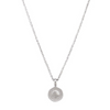 Scallop Shell Disc Pendant Necklace - Silver or Gold - detail view | Travel & Tide
