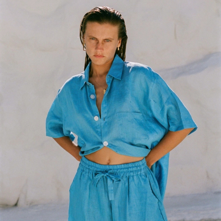Breezes Shirt - Ocea - detail view | Travel & Tide