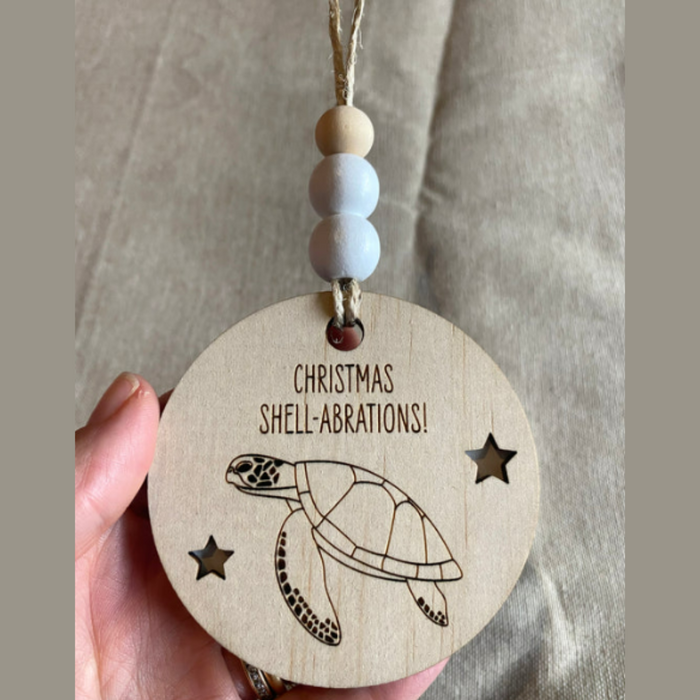 Wooden Christmas Decorations - Ocean Theme