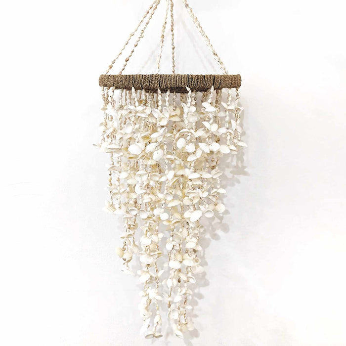 White Shell Chandelier