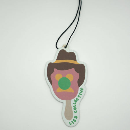 Bubblegum Cowboy car air freshener with sweet bubblegum fragranceB
