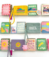 Corduroy zip wristlet pouch with metal zipper and branded Daydream Prints label — coastal summer accessory