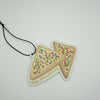 Fairy Bread car air freshener with warm vanilla fragrance
