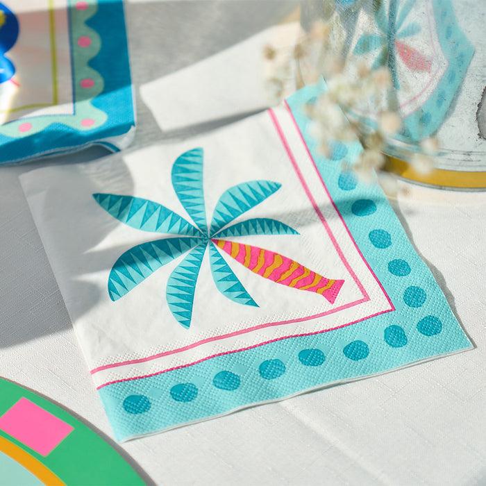 Fiesta Paper Napkins – Pack of 20 - additional view | Travel & Tide