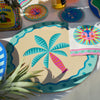 Fiesta Cork-Backed Coaster Set – 6 Colourful MDF Drink Coasters - additional view | Travel & Tide