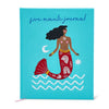 Five Minute Mermaid Journal styled on bedside table - daily gratitude journal

