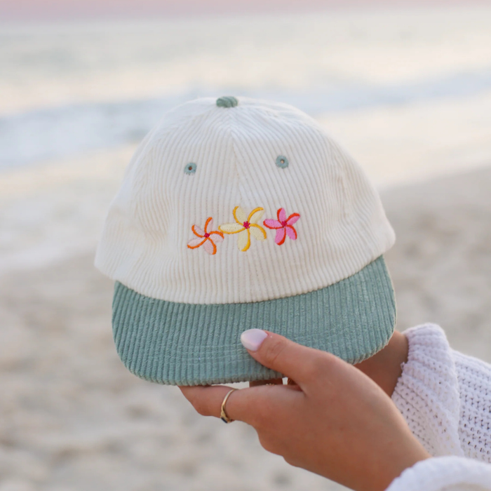 Flower Bloom Hat styled for a relaxed sunny day outdoors
