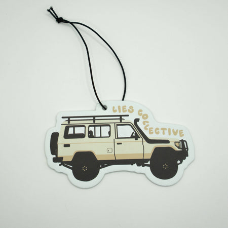 Iconic Troopy car air freshener with New Car fragrance
B
