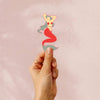 Mermaid Pink Dream waterproof matte vinyl sticker by Travel and Tide, designed in Australia
