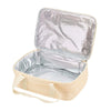Interior detail of Tiki Island insulated picnic bag - fully lined for hot and cold food transport
