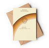 You Are Loved greeting card with kraft envelope and cello bag, blank inside
