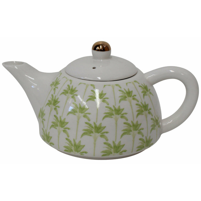 Banana Palm Teapot - Lime