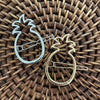 Pineapple Hair Clip - Gold - styled shot | Travel & Tide
