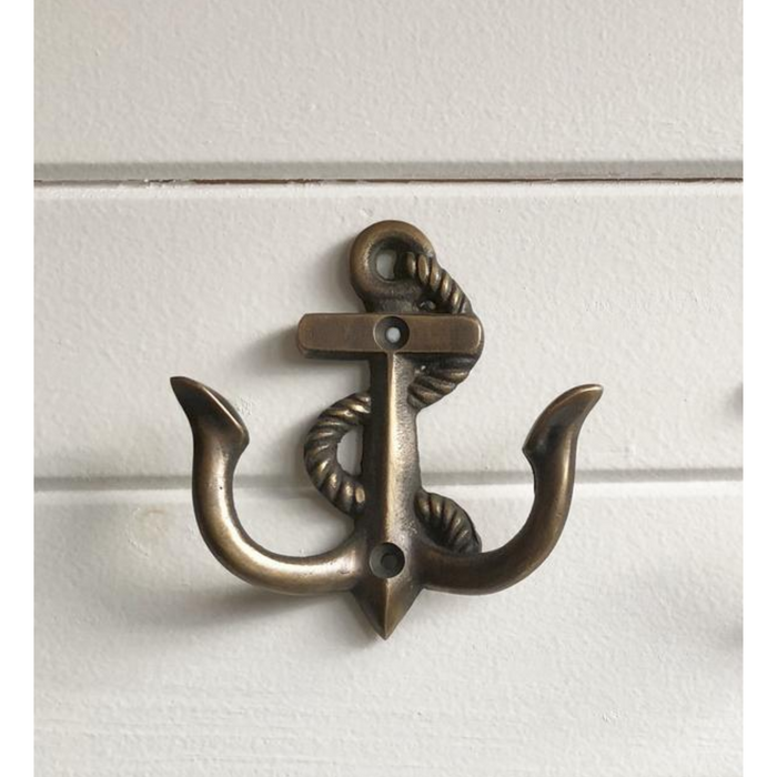 Brass Anchor + Rope Hook