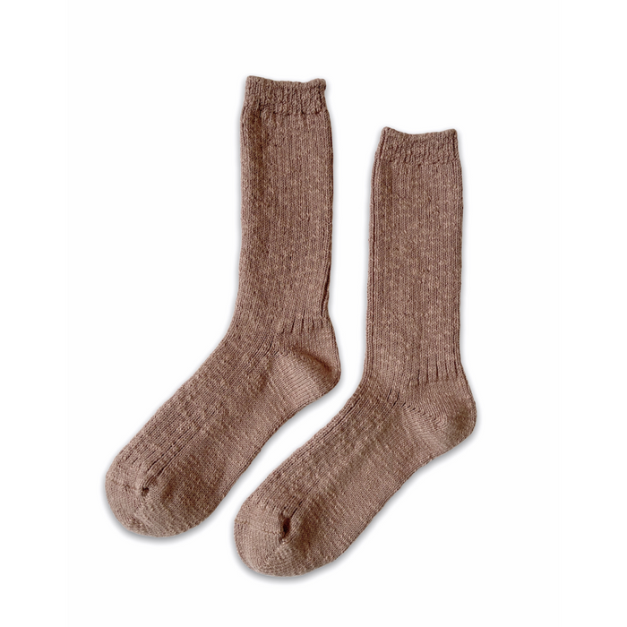 Le Bon Cottage Socks - Toffee