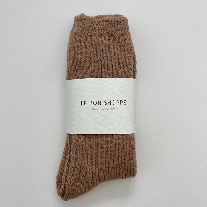 Le Bon Cottage Socks - Toffee