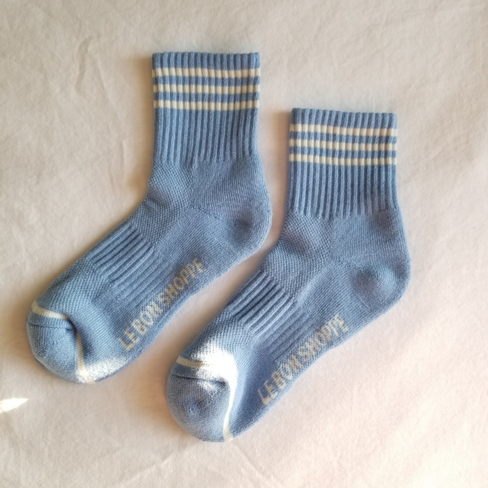 Le Bon Girlfriend Socks - Parisian Blue