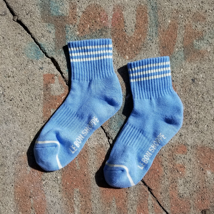 Le Bon Girlfriend Socks - Parisian Blue