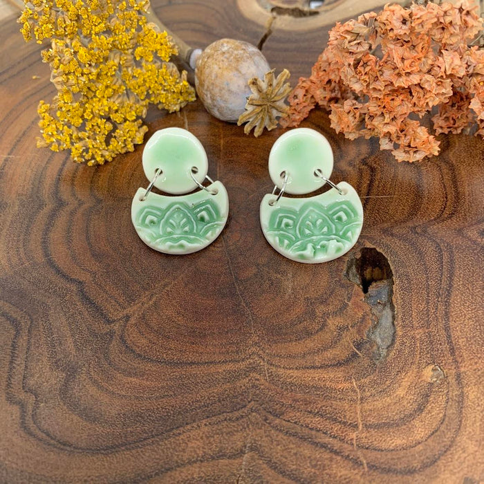 Una Porcelain Earrings