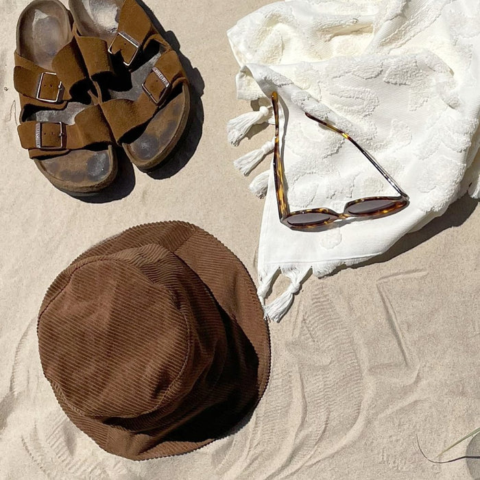 Sunday Corduroy Bucket Hat - Cocoa